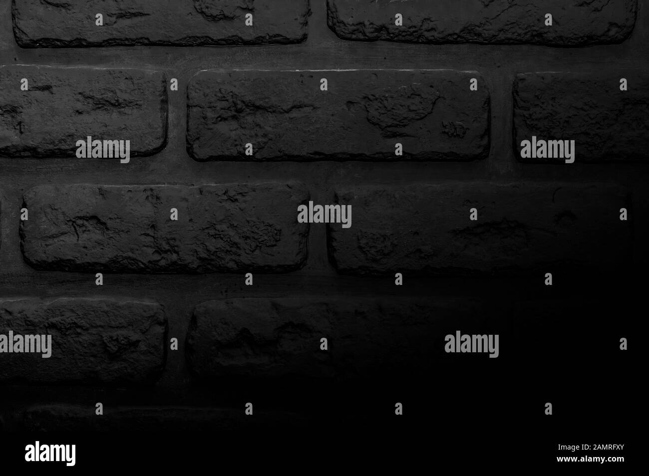 black background of old vintage brick wall Stock Photo - Alamy