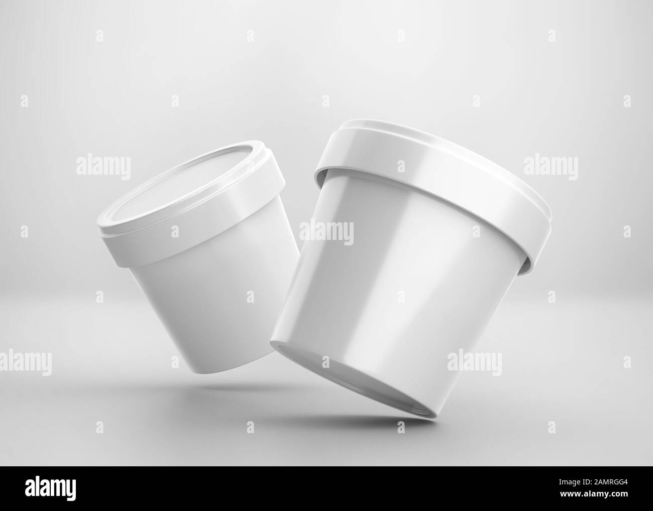 Download White Ice Cream Cup With Cap Mockup Blank Plastic Tub Container 3d Rendering Isolated On Light Background Stock Photo Alamy Yellowimages Mockups