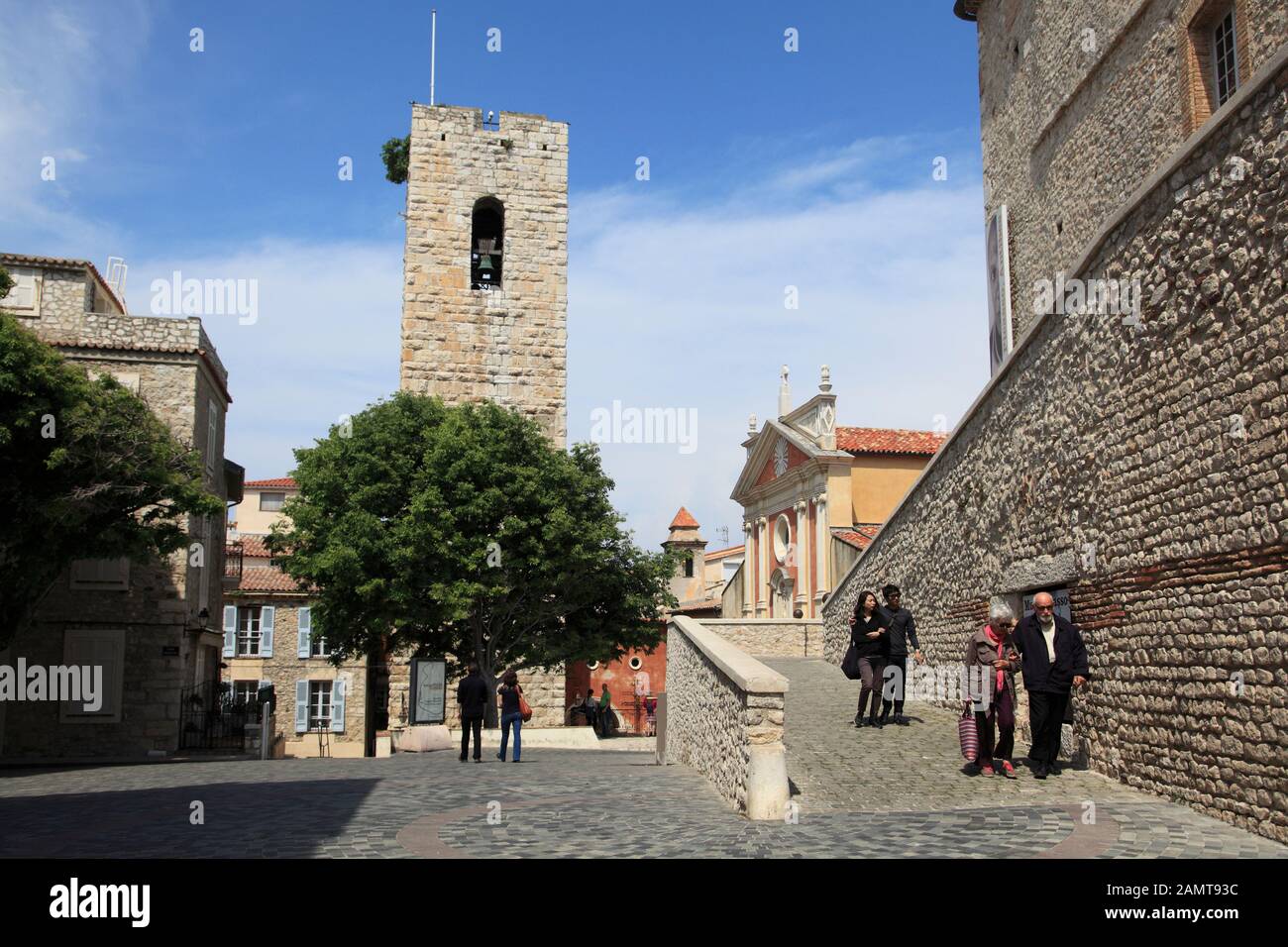 Old Town, Vieil Antibes, Antibes, Alpes-Maritimes, Cote d'Azur, French Riviera, Provence, France, Europe Stock Photo