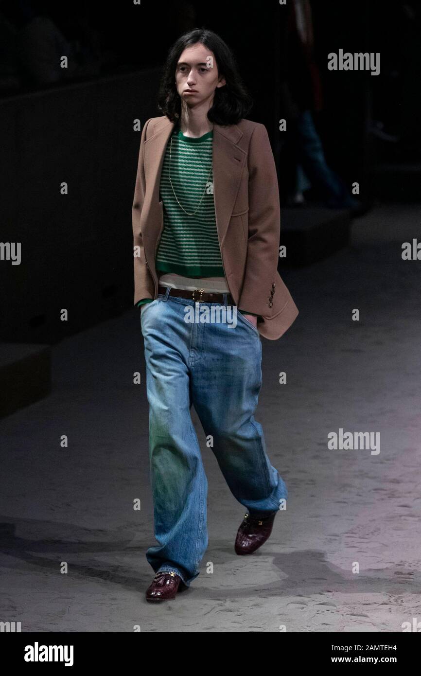 Men fashion week gucci hi-res stock photography and images - Alamy