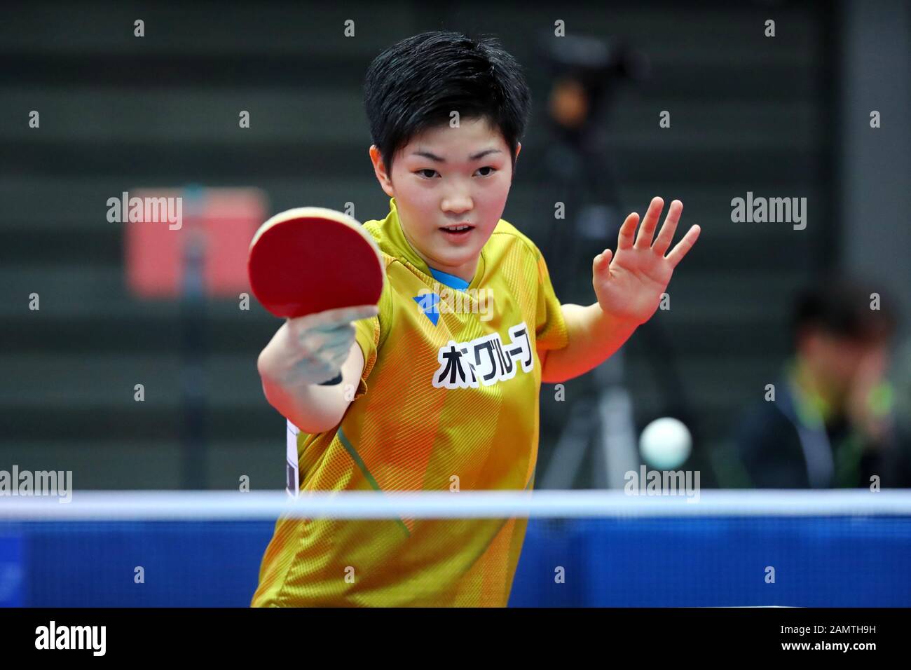 Osaka, Japan. 14th Jan, 2020. Miyu Kihara Table Tennis All Japan