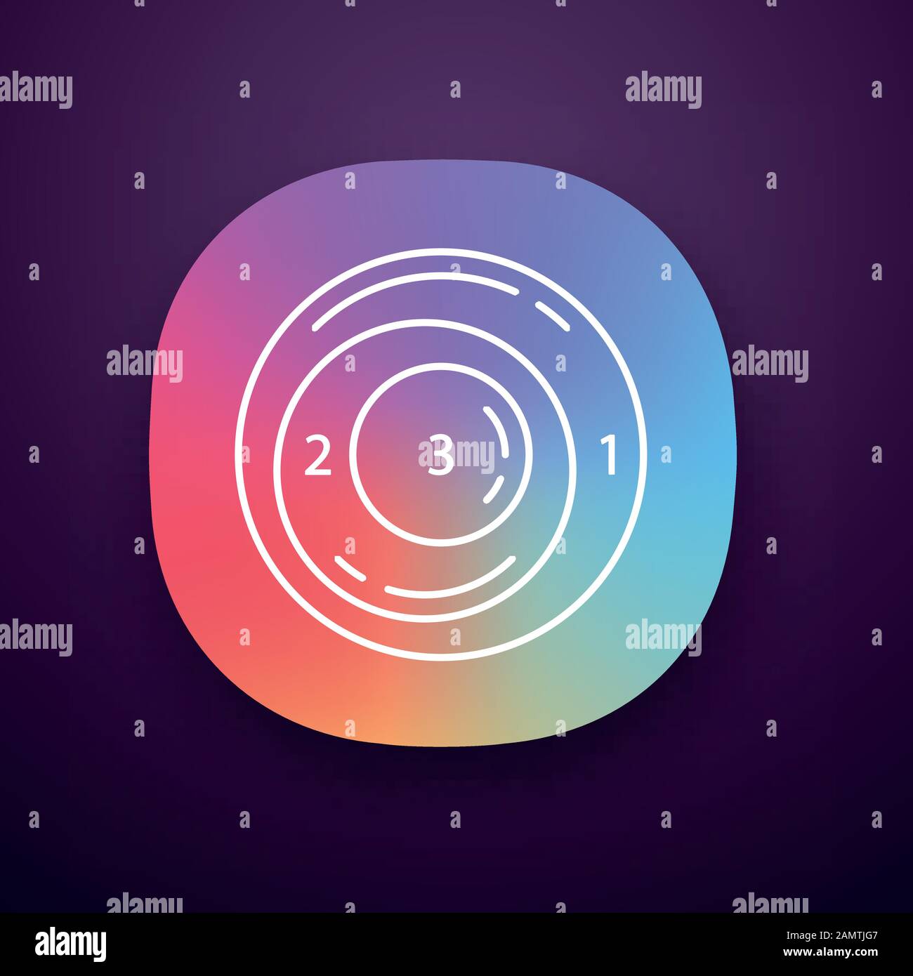 Existential graph app icon. Diagram. Diagrammatic for logical ...