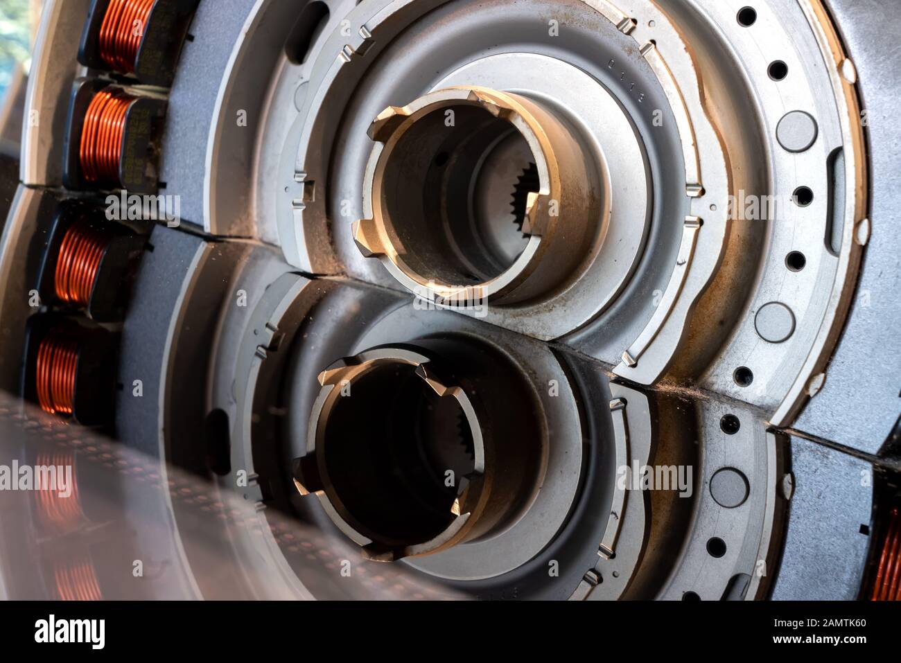 Munich, Germany,08/24/2019 Part of the BMW's new electric car