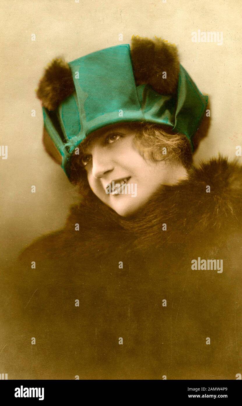 A flapper in the 1920s Stock Photo