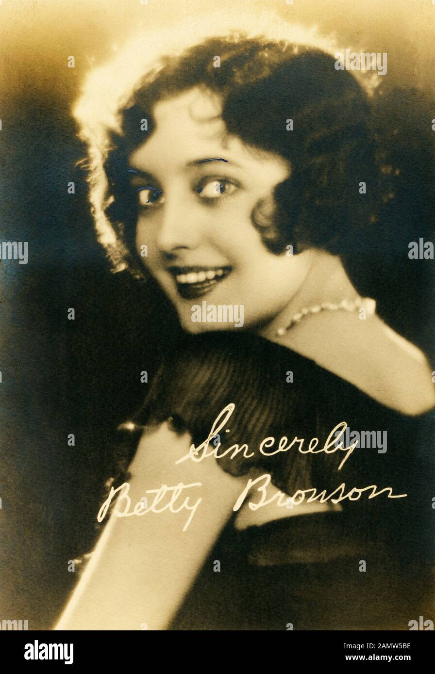 Actress Betty Bronson (1906-1971), Publicity Portrait for the Film, 'Sonny Boy', Warner Bros., 1929 Stock Photo