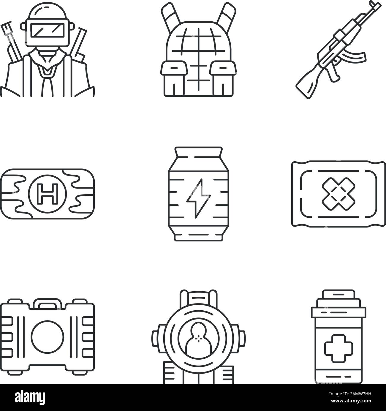 Pubg Logo Black And White Stock Photos Images Alamy