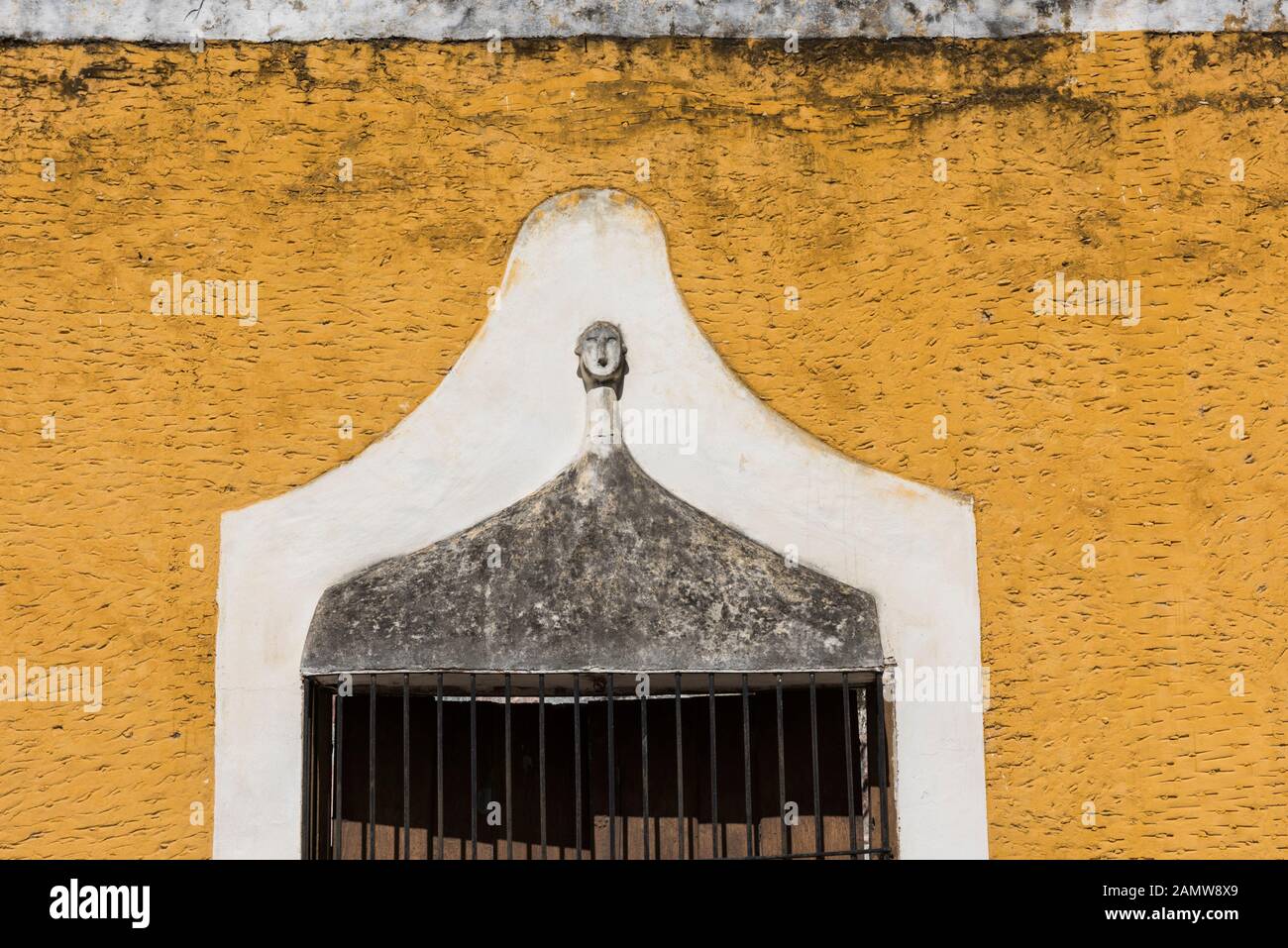 Izamal, yellow town at Yucatan Peninsula Stock Photo