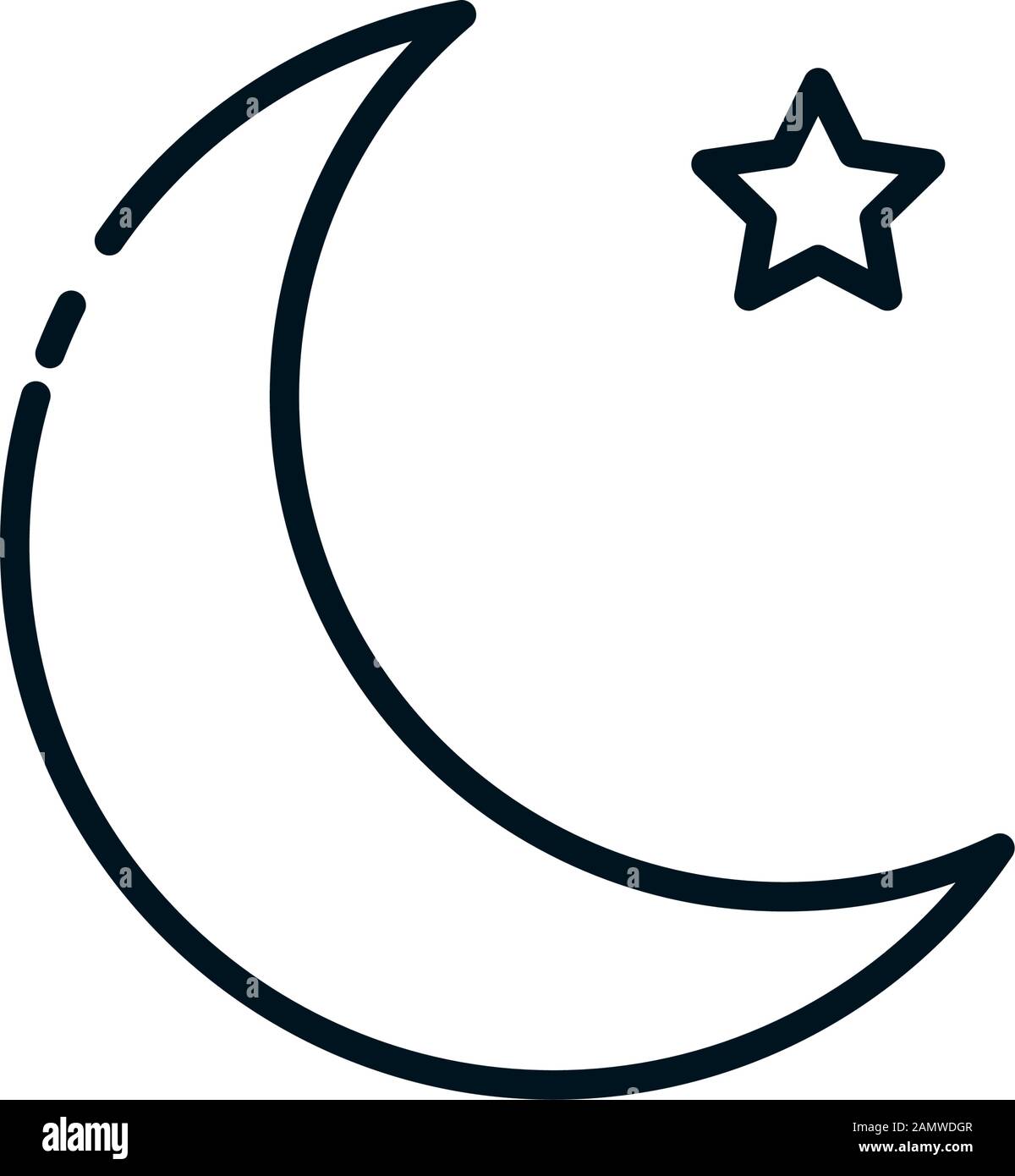Cresent moon Stock Vector Images - Alamy