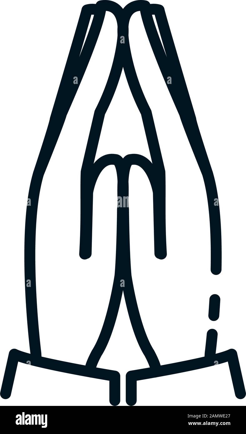 Isolated sign language with hands vector design Stock Vector Image ...