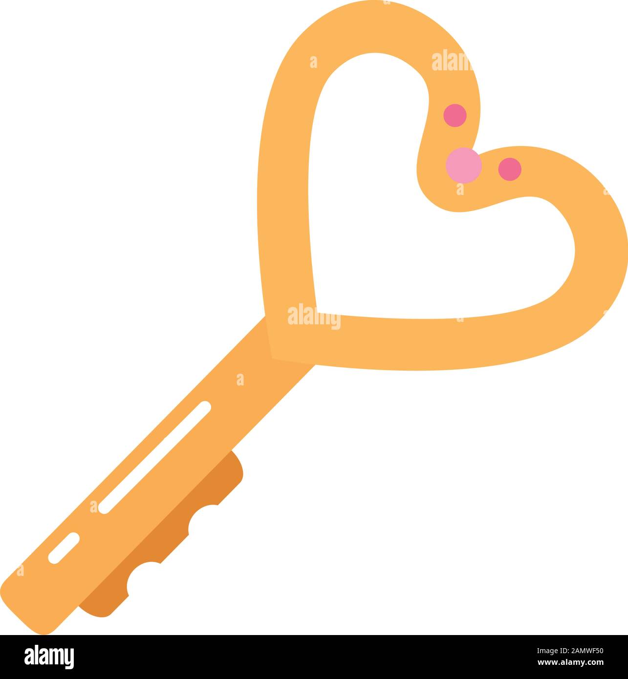 Isolated heart key vector design Stock Vector Image & Art - Alamy