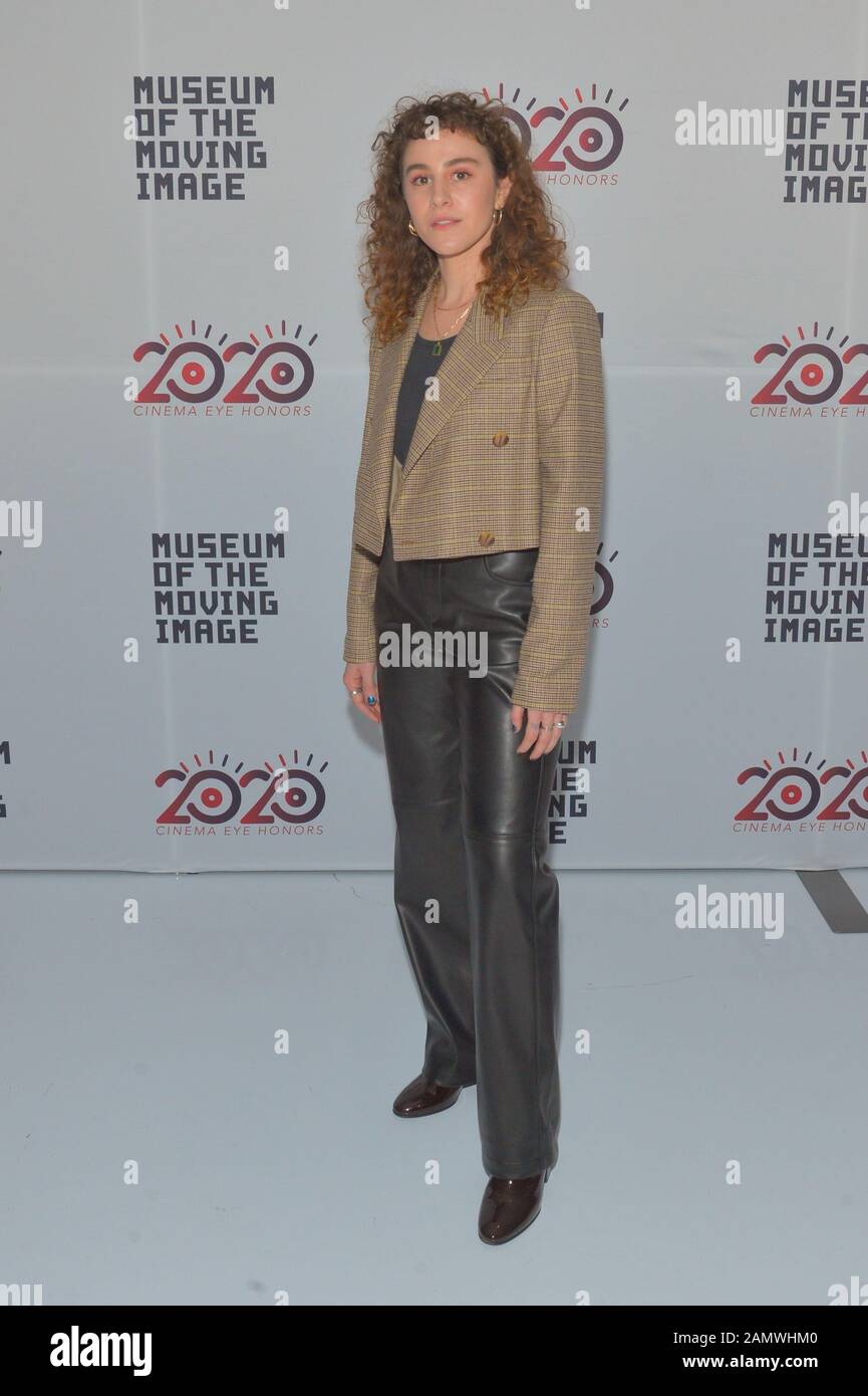 JANUARY 06 - ASTORIA, NY: Liza Mandelup attends the Cinema Eye 2020 Awards Ceremony at the Museum of the Moving Image on January 6, 2020 in New York C Stock Photo