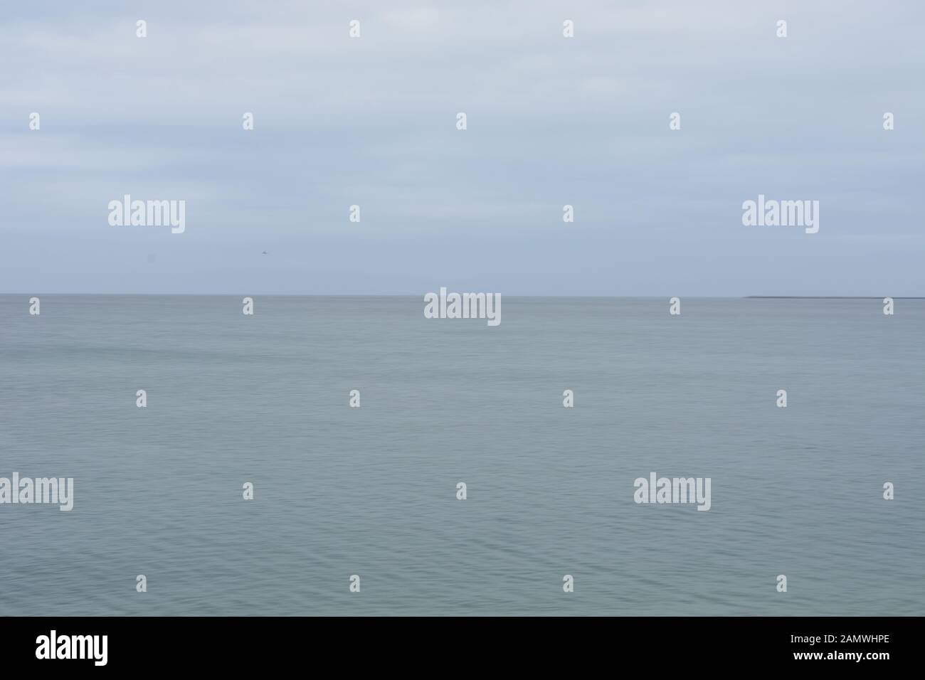 Landscape shot of serene scene of the ocean stock photo alamy