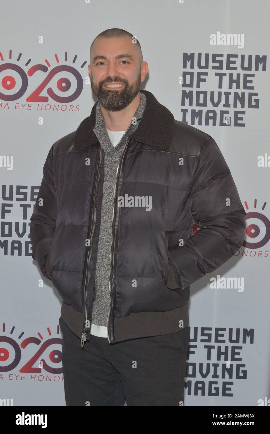JANUARY 06 - ASTORIA, NY: Alexander Hammer attends the Cinema Eye 2020 Awards Ceremony at the Museum of the Moving Image on January 6, 2020 in New Yor Stock Photo