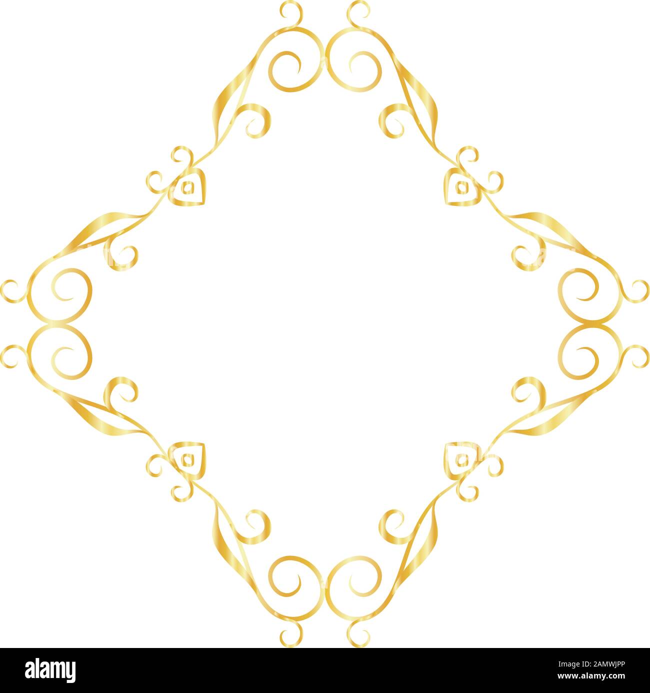 This is a illustration of Diamond antique pattern frame Stock Vector ...
