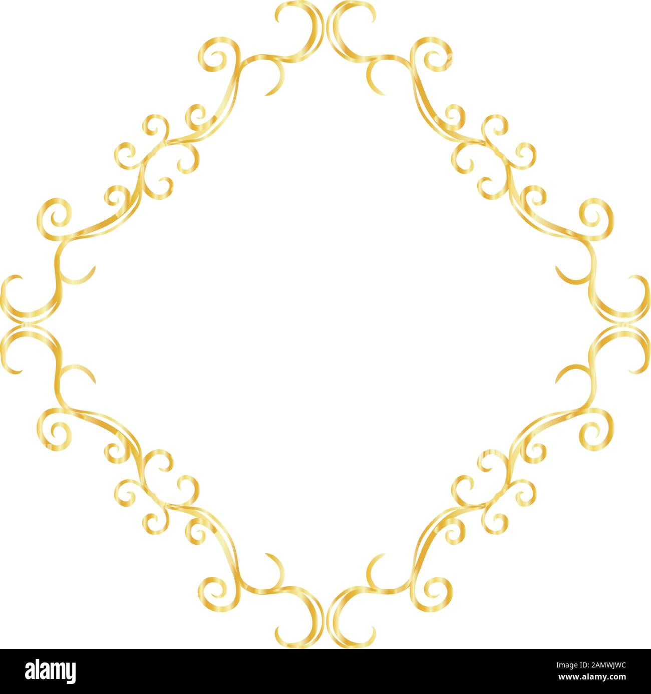 This is a illustration of Diamond antique pattern frame Stock Vector ...