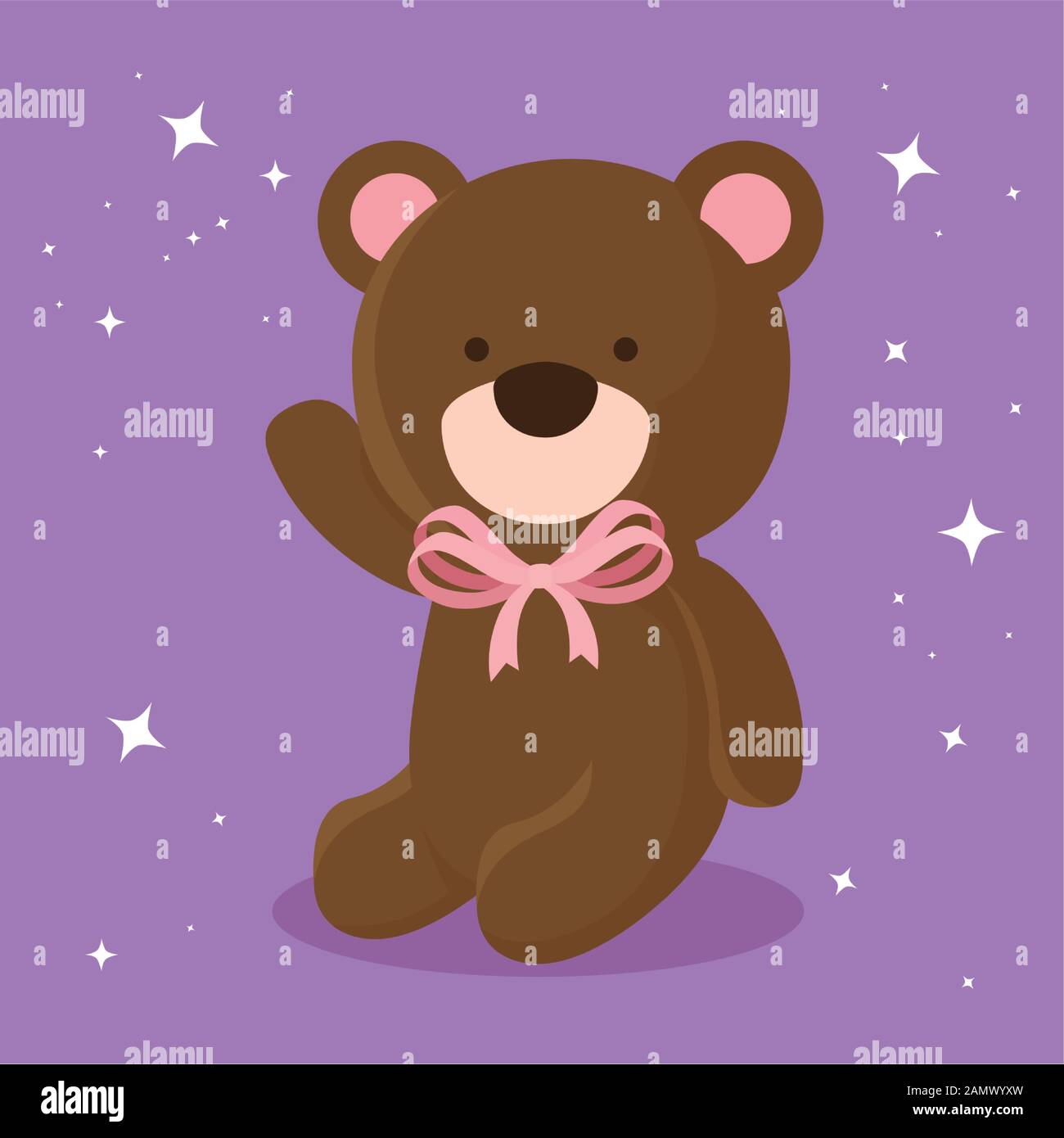 cute teddy bear isolated icon Stock Vector Image & Art - Alamy