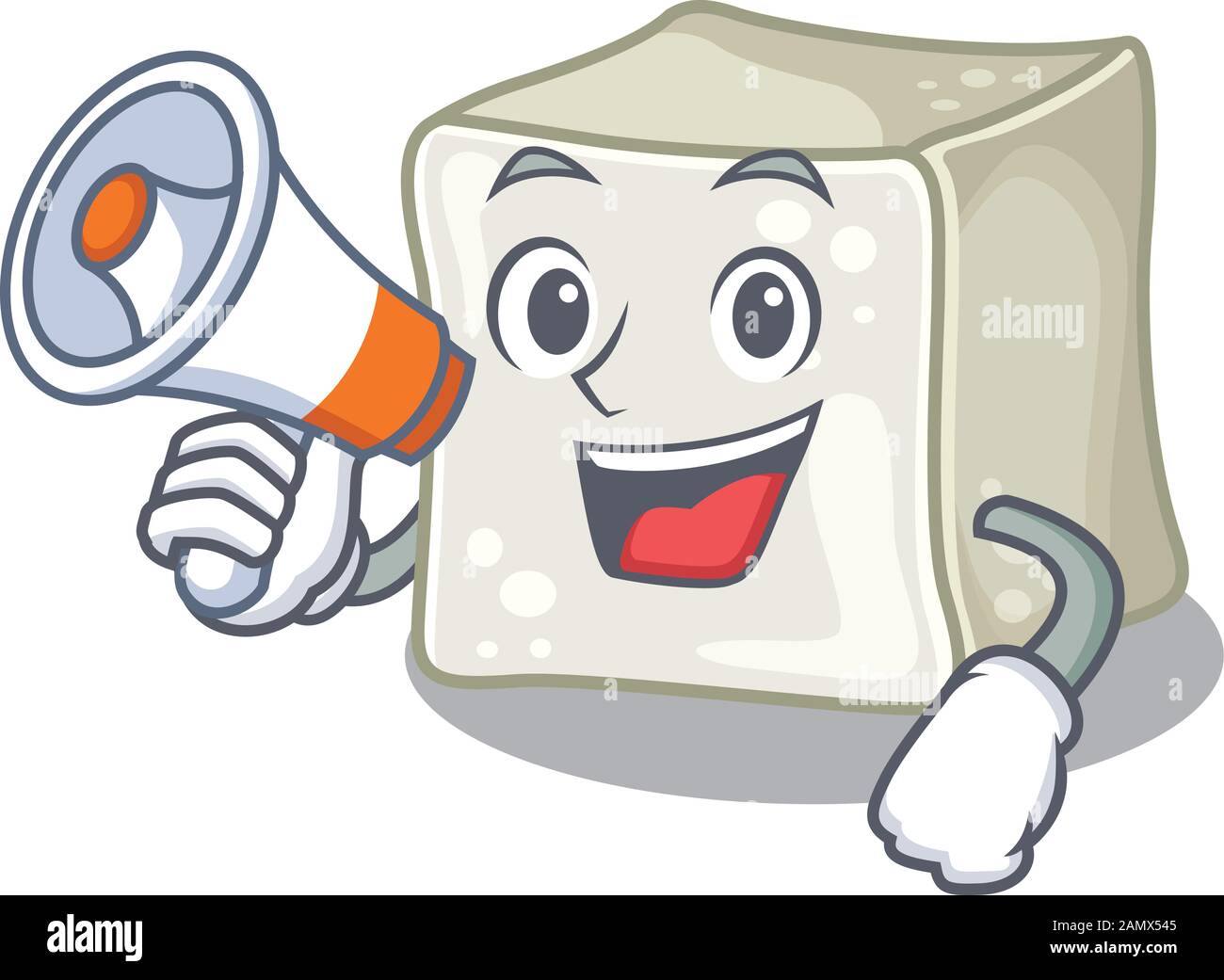 An icon of sugar cube having a megaphone Stock Vector Image & Art Alamy
