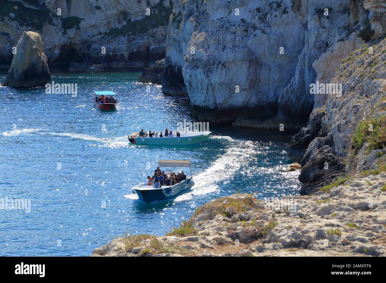 Tourist boat tours Stock Photo