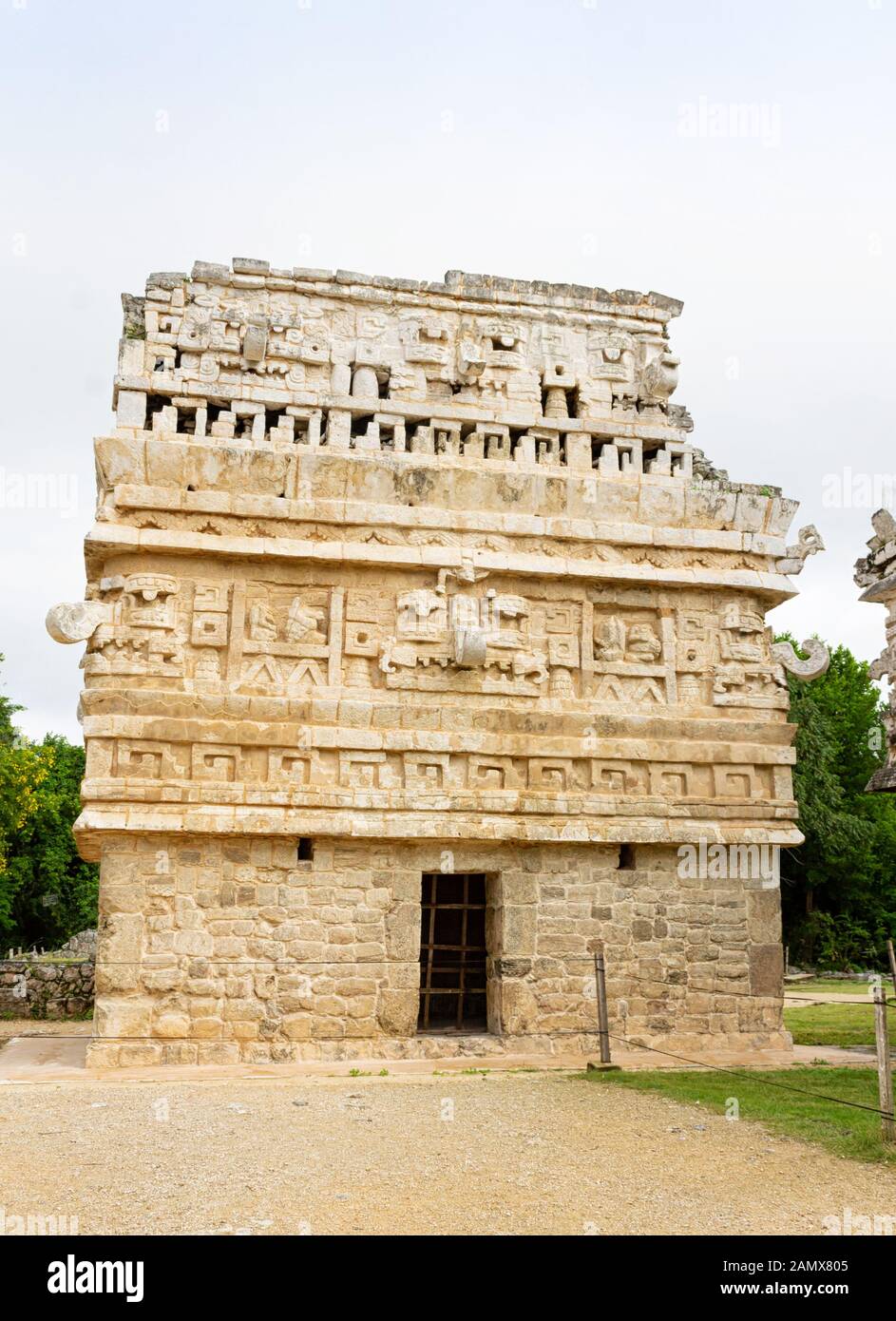 Building called Church La Iglesia on the right side in ancient Mayan