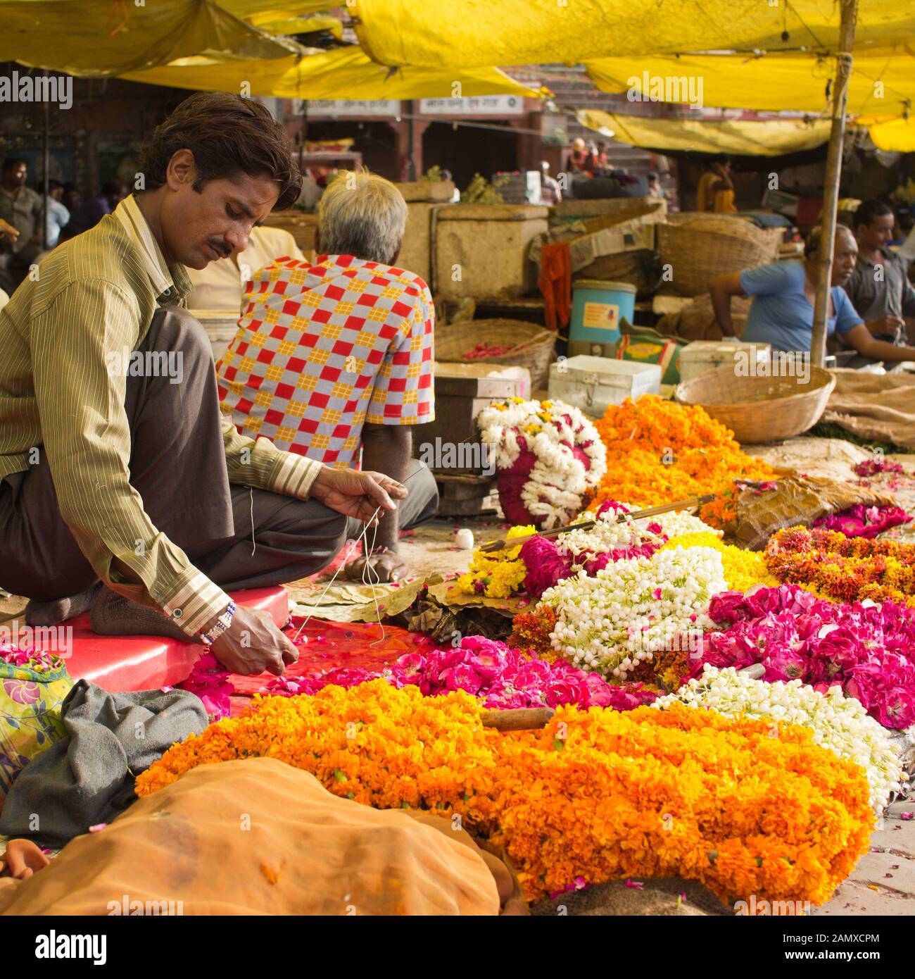 Jaipur flower market hires stock photography and images Alamy