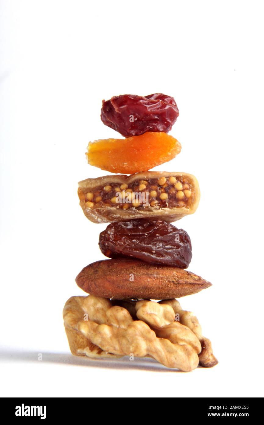 nuts and dried fruits Stock Photo Alamy