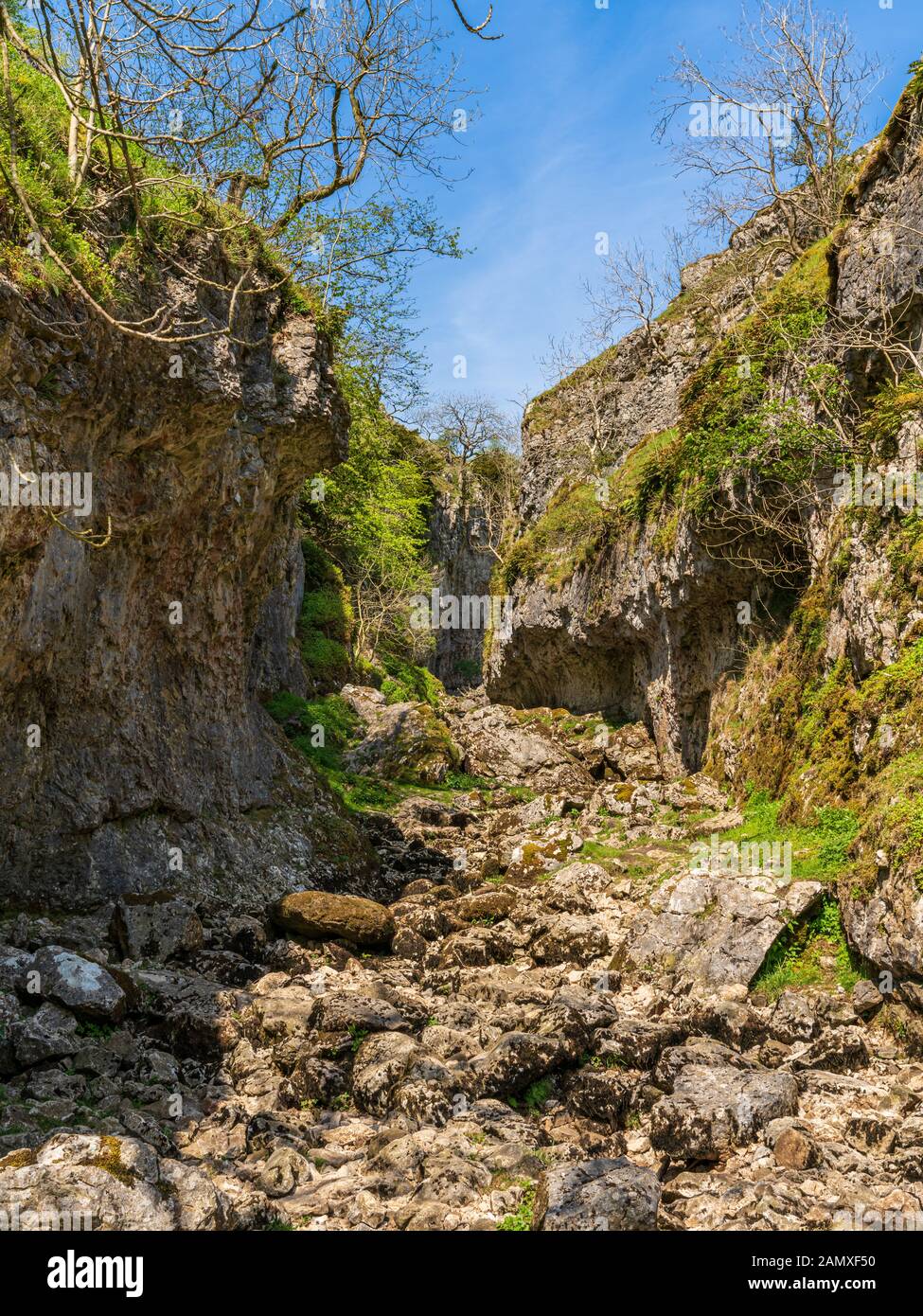 Troller's Gill, near Skyreholme in the Lower Wharfedale, North