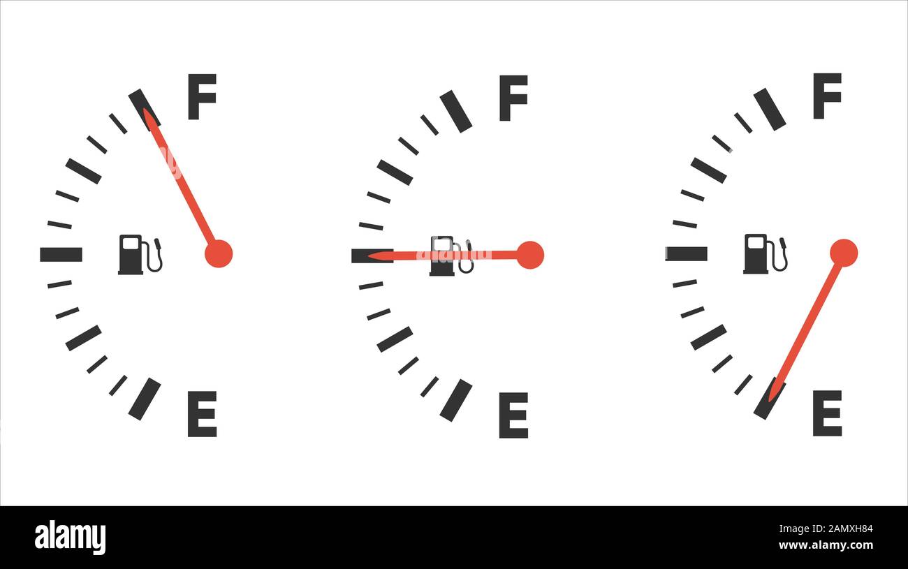 Fuel gauge icon. Gasoline indicator. Fuel indicator. Vector Stock Vector Image & Art Alamy