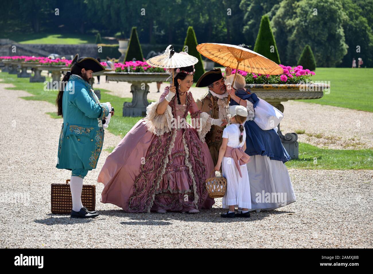 MAINCY, FRANCE - June 3, 2018: 14th annual "Grand Siècle" Day at the  Château de Vaux-le-Vicomte (southeast of Paris Stock Photo - Alamy