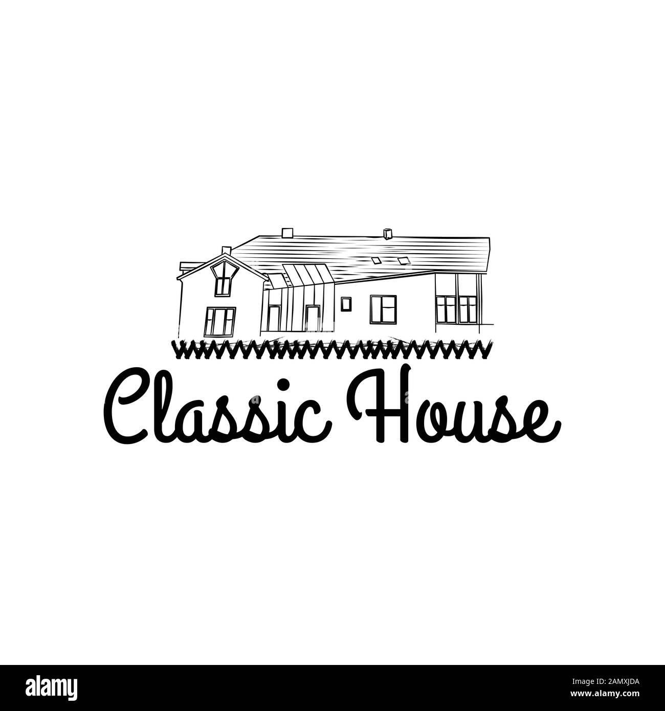 Classic House Home, apartment logo Ideas. Inspiration logo design