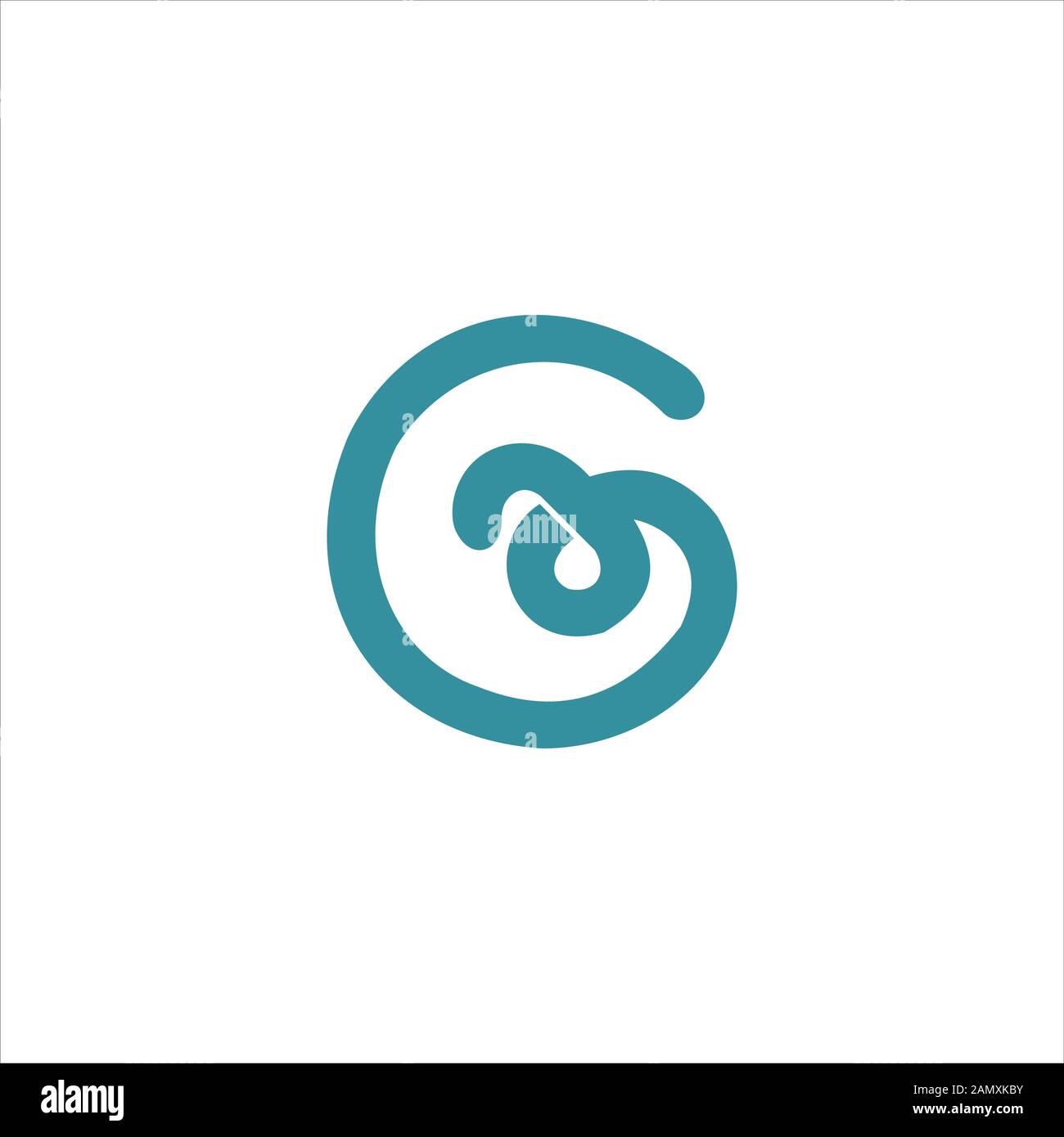 initial letter g logo vector design Stock Vector Image & Art - Alamy