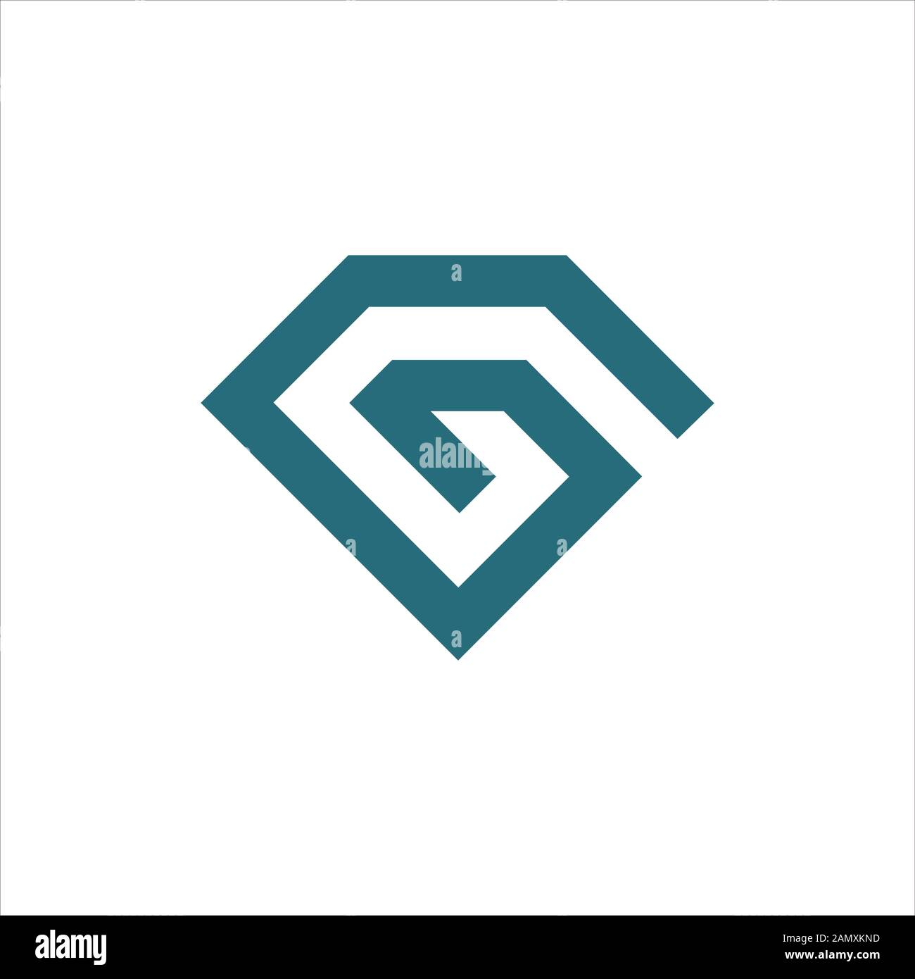 initial letter g logo vector design Stock Vector Image & Art - Alamy