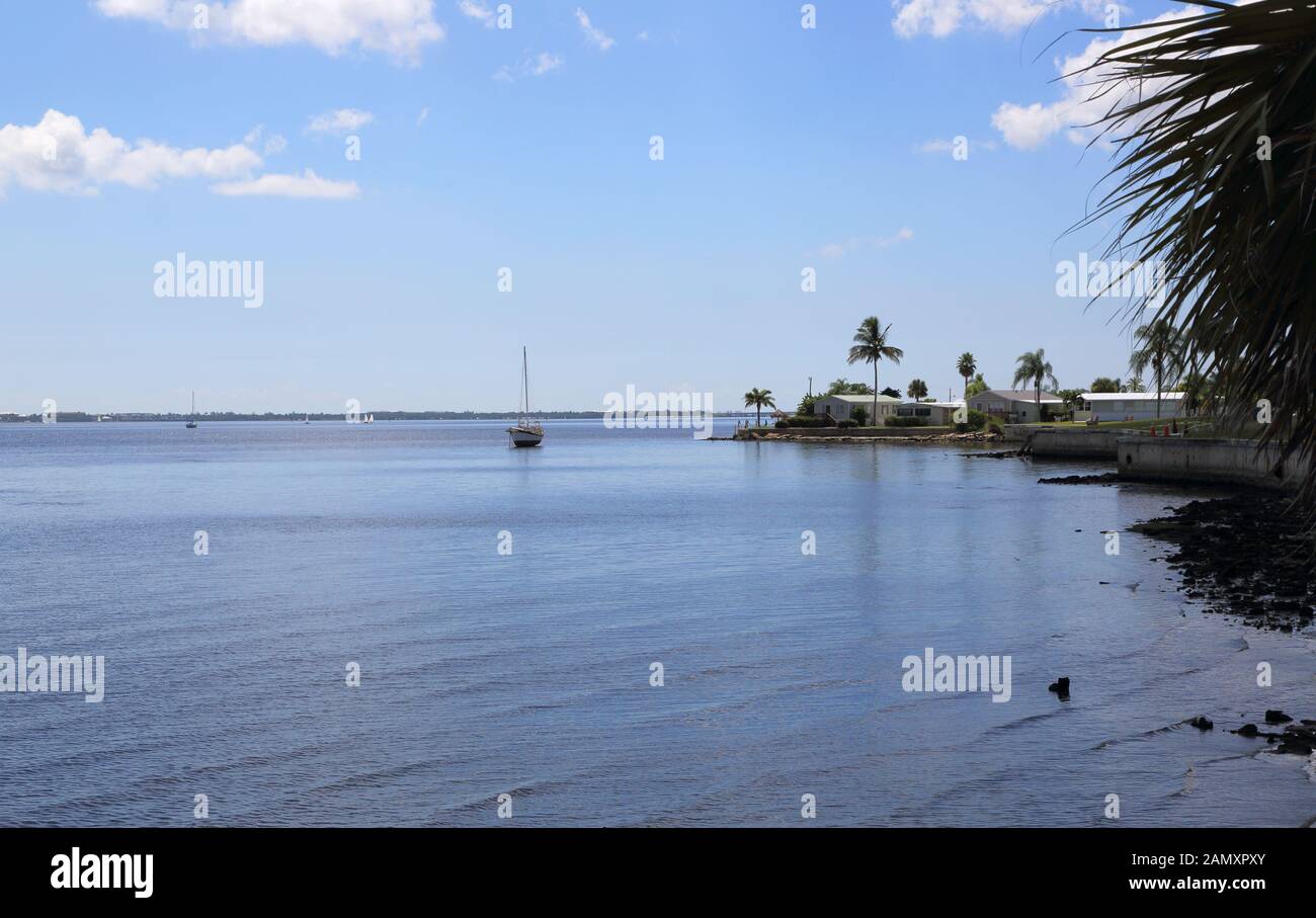 jensen beach on the florida coast Stock Photo Alamy