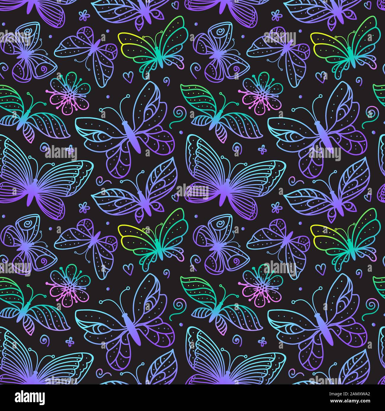 Bright butterfly Stock Vector Images Alamy