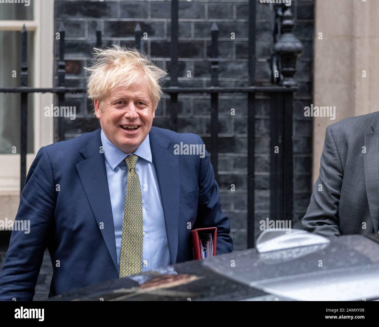 London UK 15th January 2020,  Boris Johnson MP PC Prime Minister leaves 10 Downing Street, London Credit Ian Davidson/Alamy Live News Stock Photo