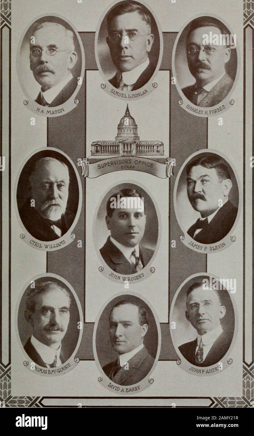 Municipal blue book of San Francisco, 1915 . rd, however, andafter a year or two spent in commercial pursuits he removed to SanFrancisco, and in 1905 established himself as a public accountant, andsuccessfulh^ After the great disaster of 1906 he was employed asauditor of the Relief and Red Cross Fund disbursements, whichemployment, and the manner in which he discharged his duties, ledto his subsequent engagement to assist the Finance Committee of theTaylor Board of Supervisors of which Flenry U. Brandenstein waschairman. Retiring at the beg;inning of the McCarthy administration.]Ir. Dolge dev Stock Photo