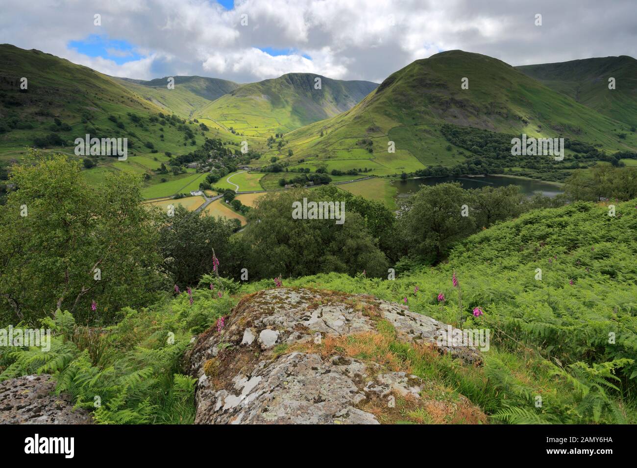 Hartsop village patterdale hartsop valley hires stock photography and