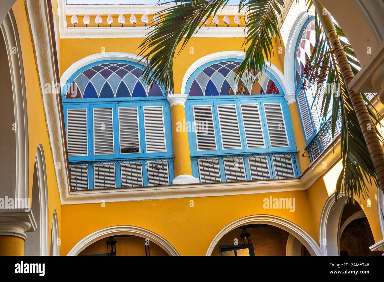 El Patio restaurant, Havana, Cuba. Stock Photo