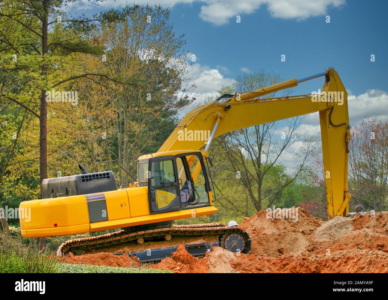 Front end Loader In the Dirt Stock Photo Alamy