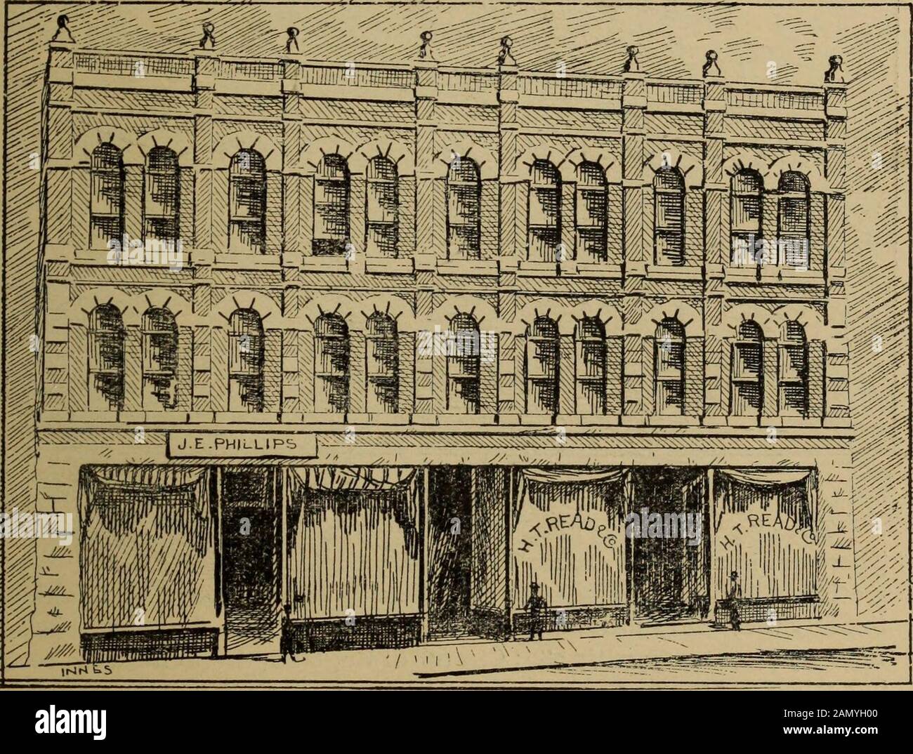 Annual report of the New Westminster Board of Trade, 1891 . RESIDENCE OF A. E. RAND, NEW WESTMINSTER- — 21 — Of public buildings there are several worthy of mention. AsWestminster is the most centrally situated and easy of access from allparts of the Province, it has been selected as the site for several im-portant Provincial institutions. Here are situated the Provincialpenitentiary, Provincial lunatic asylum, the Provincial central prisonfor the mainland, and the County court house. All these buildingsare of brick. The penitentiary cost $140,000, and contains 73 convicts ;the asylum cost $15 Stock Photo