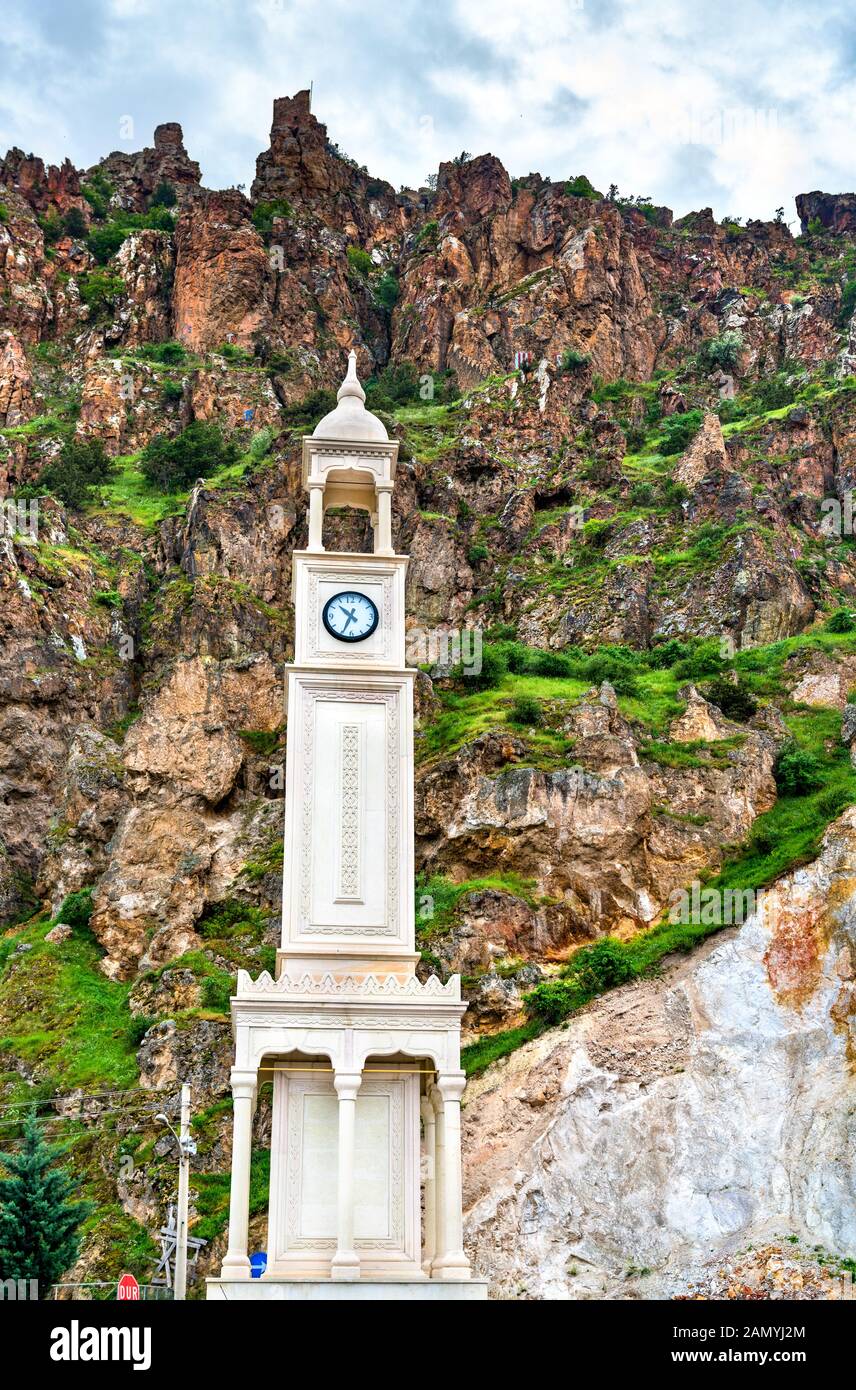 Clock tower in Torul, Turkey Stock Photo - Alamy