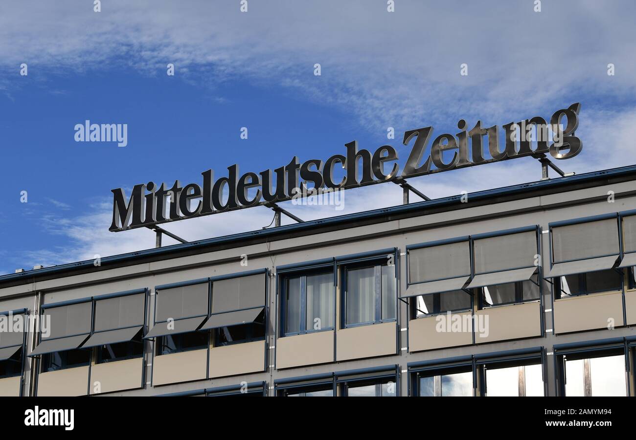 15 January Saxony Anhalt Halle Saale View Of The Main Building Of The Mitteldeutsche