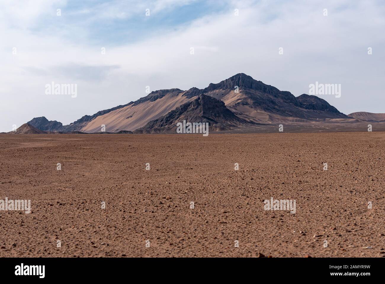 malek mohammad mountain in lut desert in iran Stock Photo