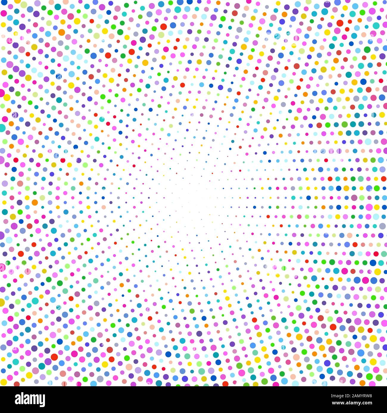 Multicolored dots on a white background Stock Vector Image & Art - Alamy