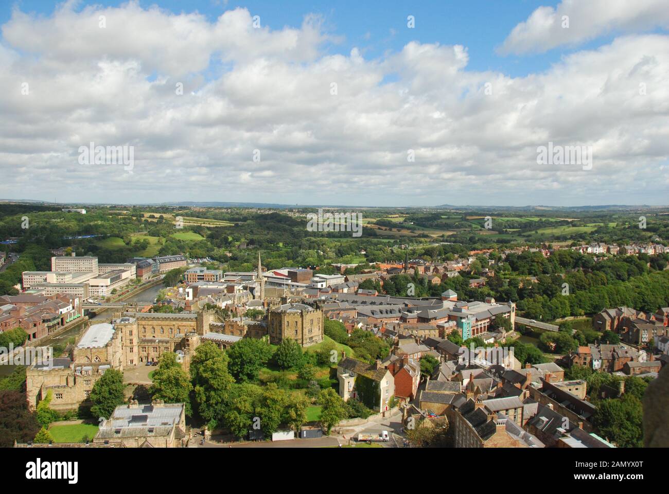 Durham Cathedral County Durham UK The Cathedral Church of Christ, Blessed Mary the Virgin and St Cuthbert of Durham Stock Photo