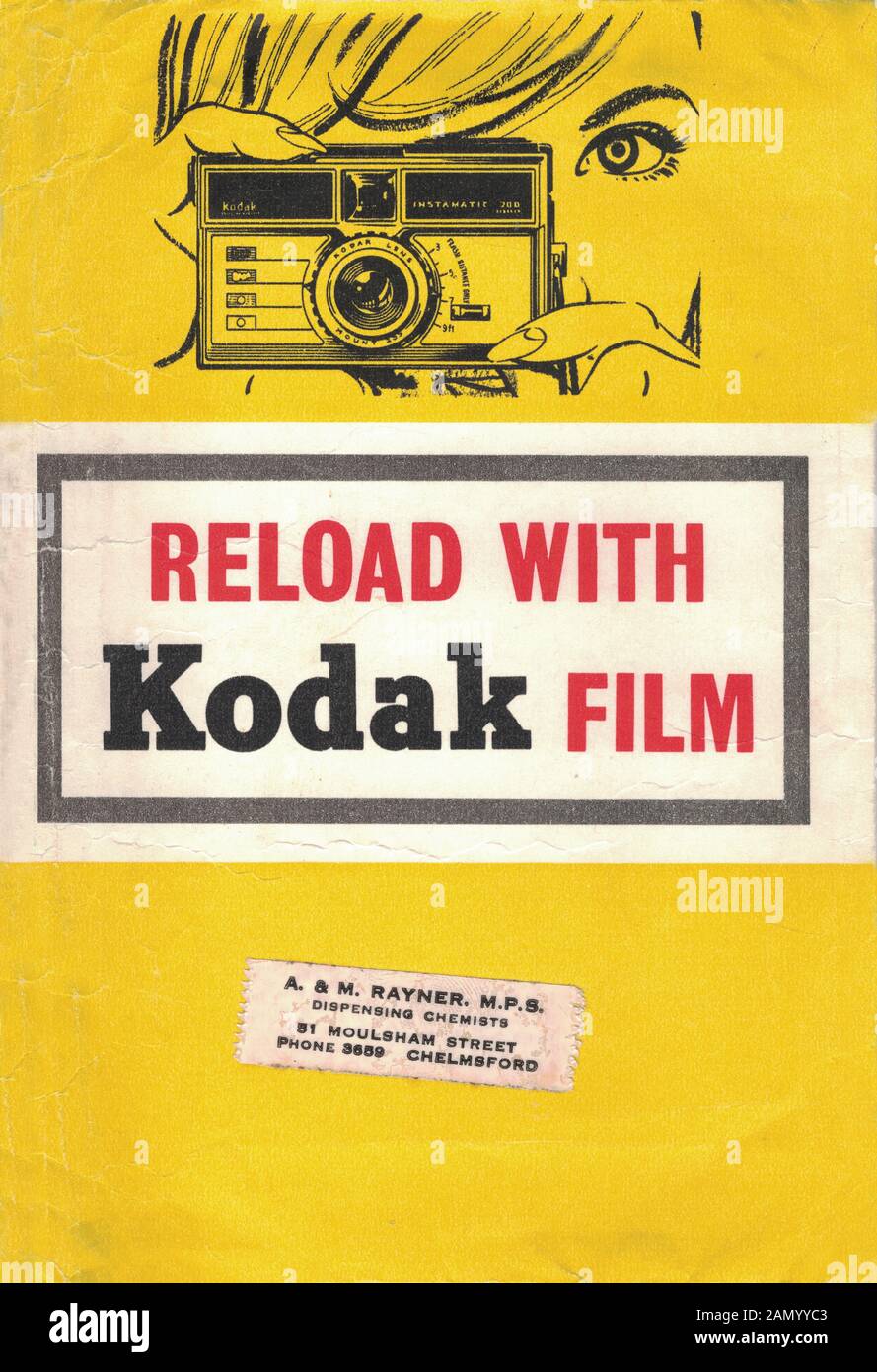 Kodak Film Wallet Stock Photo