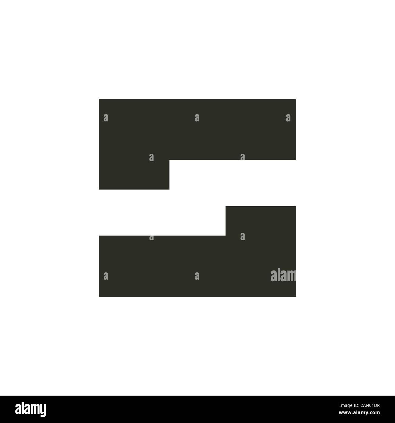 letter s arrow square geometric logo vector Stock Vector Image & Art ...