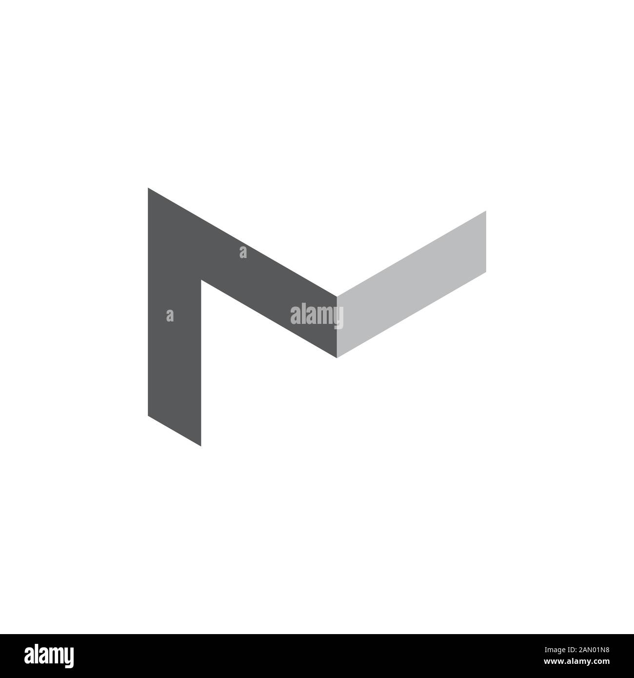 letter m arrow geometric simple logo vector Stock Vector Image & Art ...