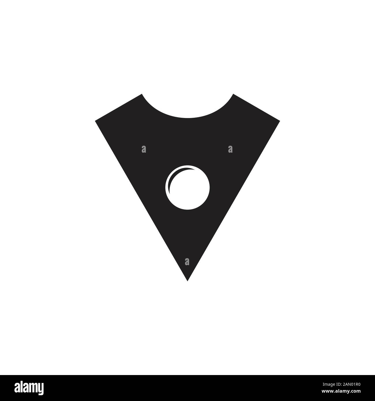 letter v simple geometric logo vector Stock Vector Image & Art - Alamy