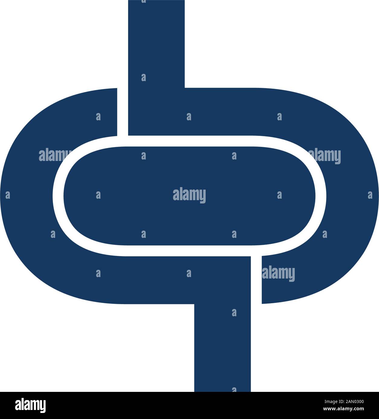 letter qb linked circle geometric logo vector Stock Vector Image & Art ...