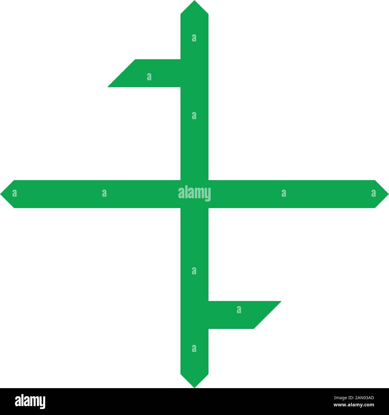 plus medical simple line geometric logo vector Stock Vector Image & Art ...